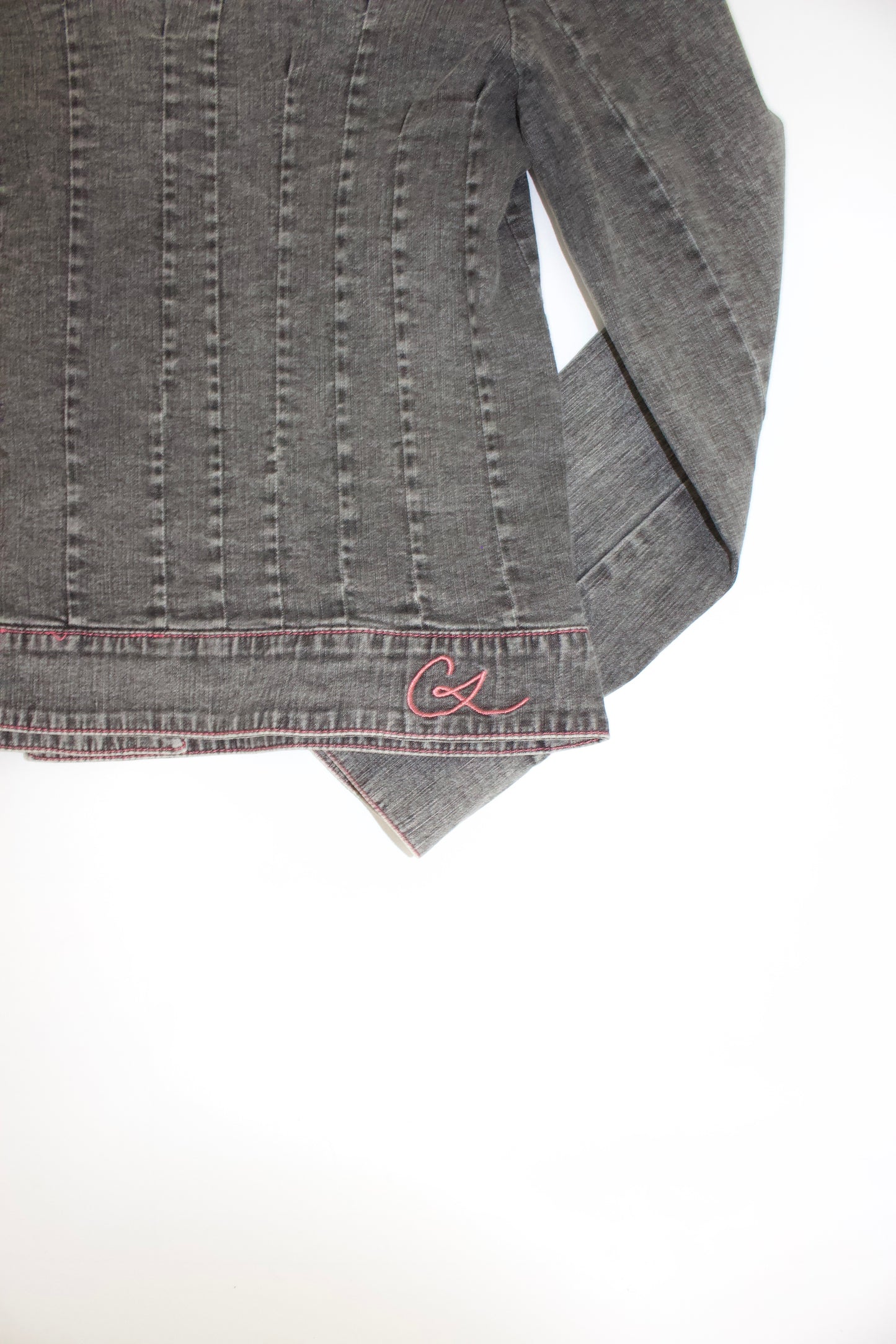 Christian Lacroix grey denim jacket