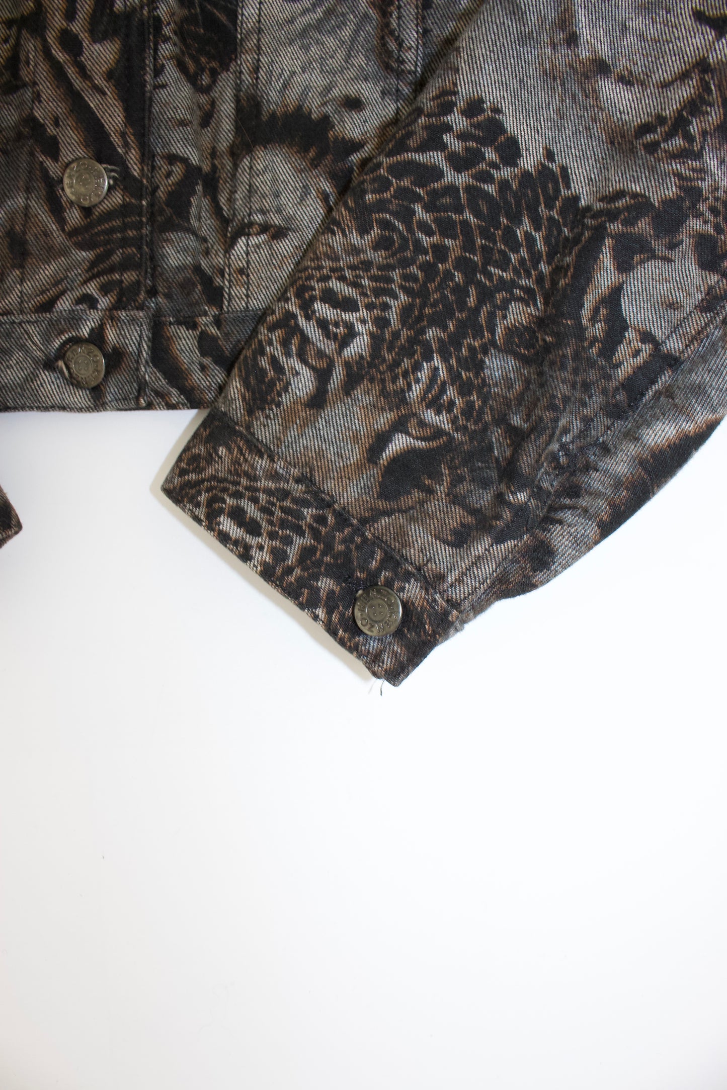 Kenzo 90s monochrome tiger print jacket