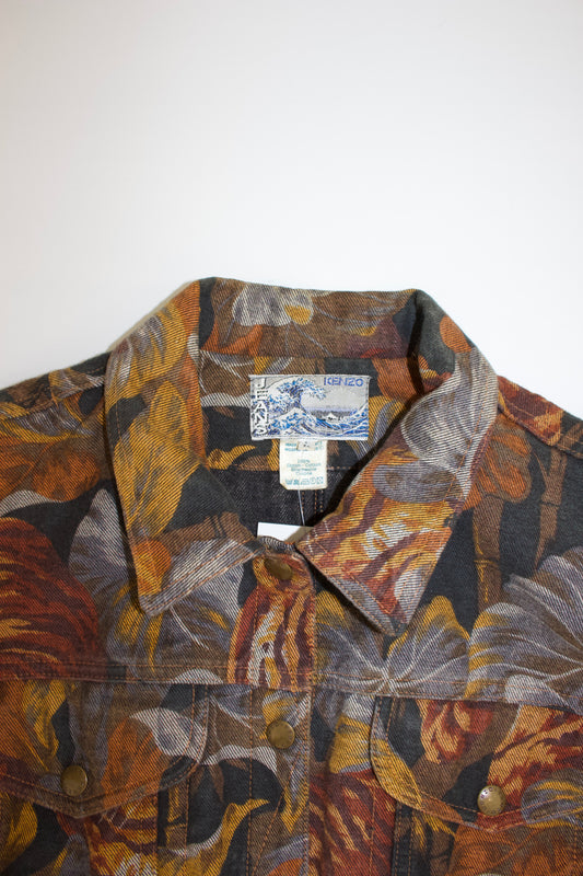 Kenzo 90s colourful tiger print jacket