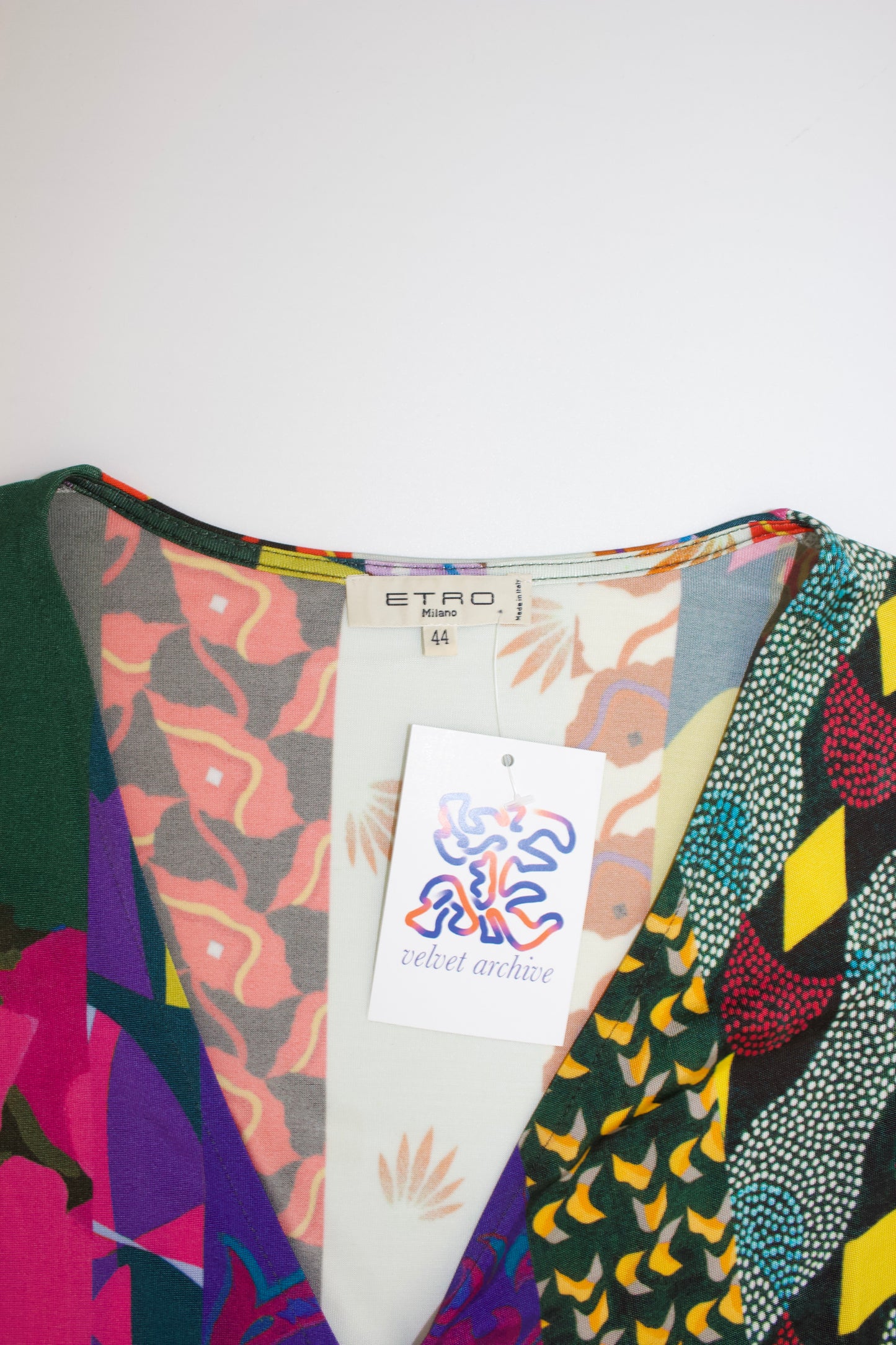 ETRO printed midi-dress