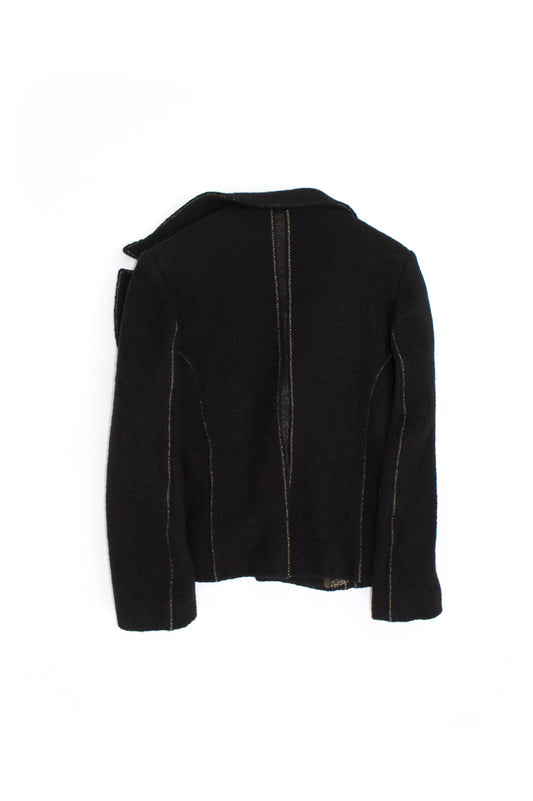 Roberto Cavalli black wool blazer