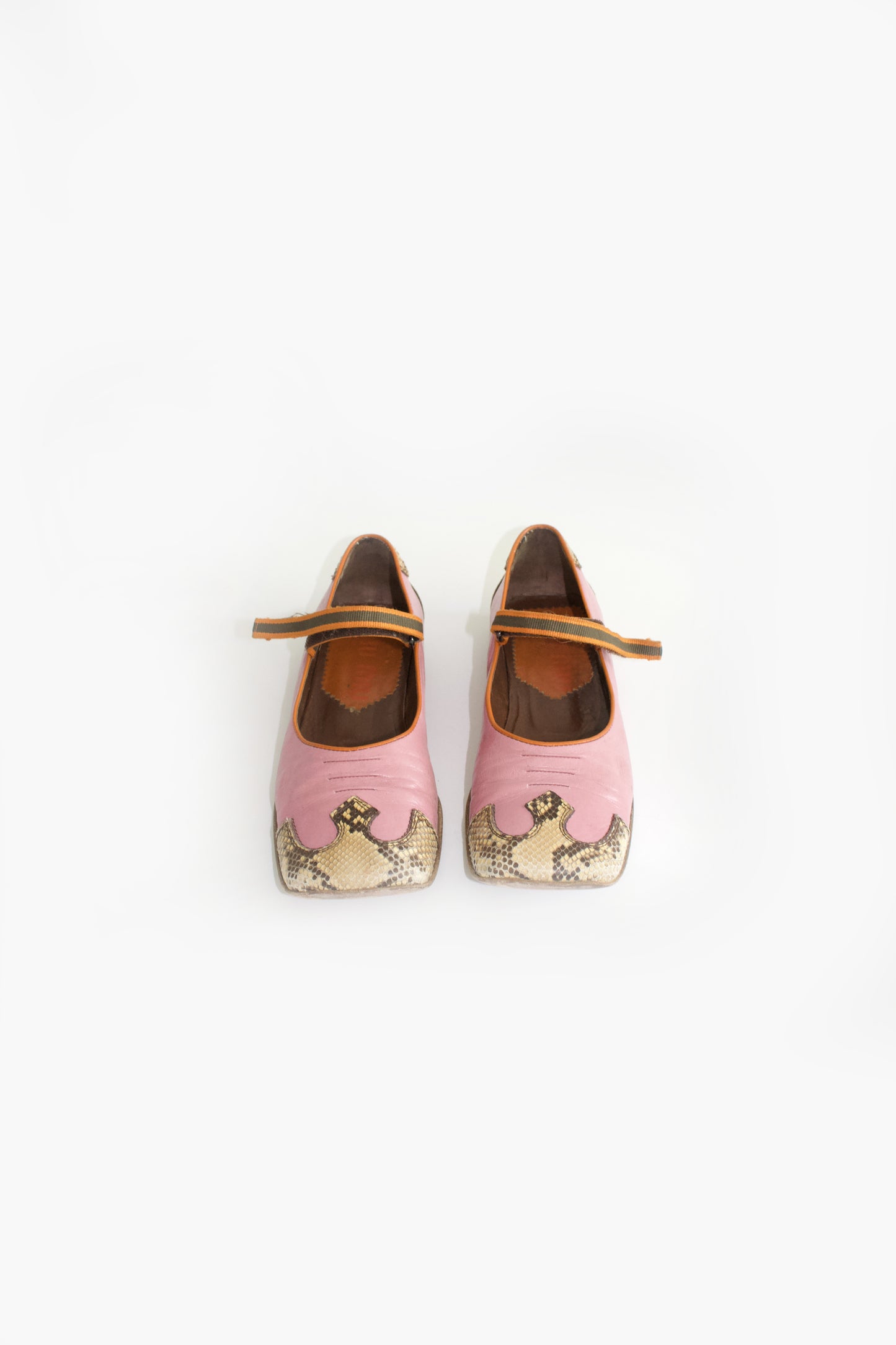 Miu Miu FW 1999 pink ballerina shoes