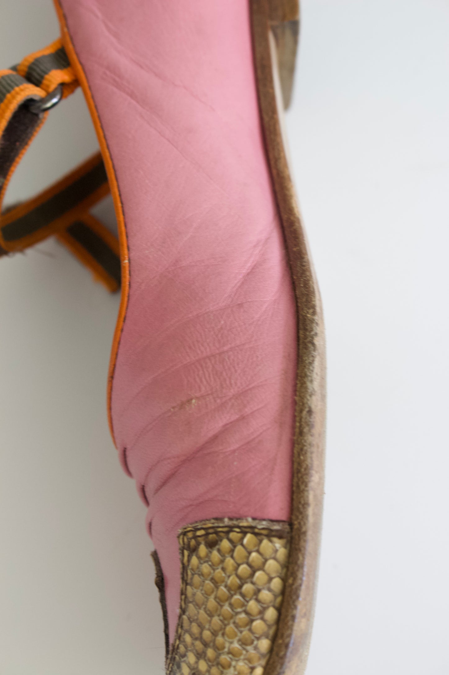 Miu Miu FW 1999 pink ballerina shoes