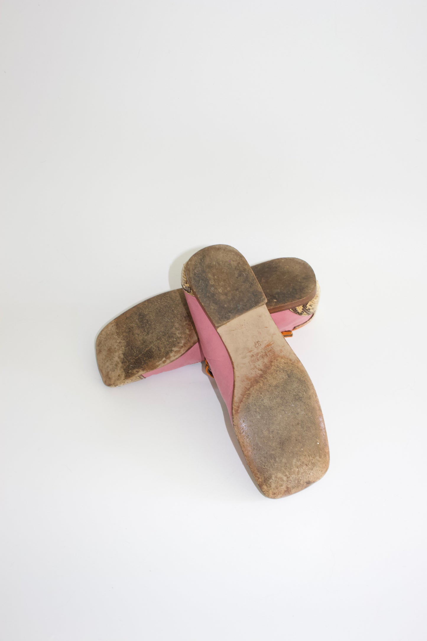 Miu Miu FW 1999 pink ballerina shoes