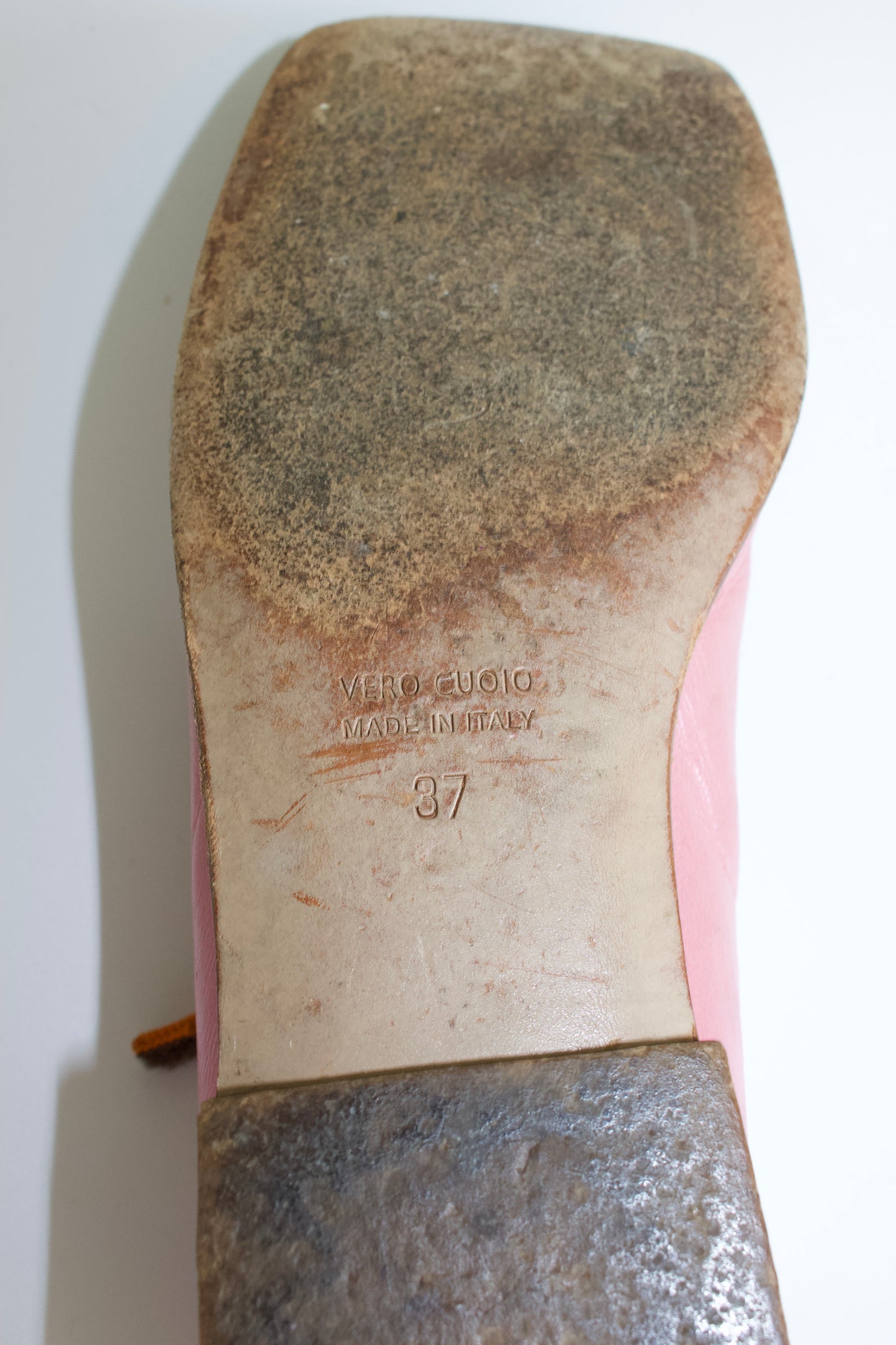 Miu Miu FW 1999 pink ballerina shoes