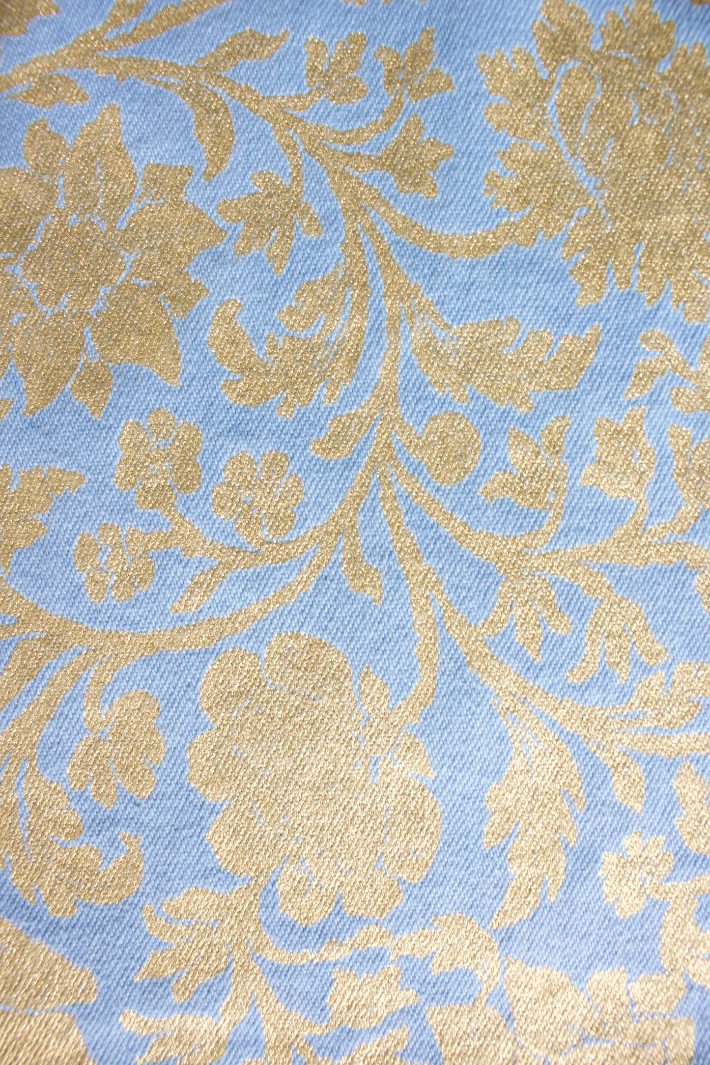 Roberto Cavalli golden floral jeans