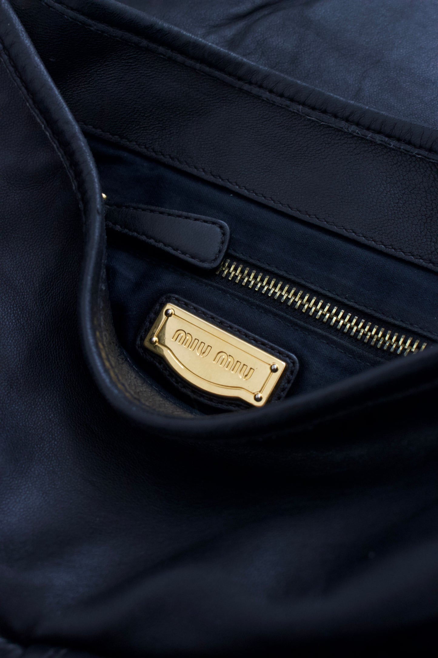 Miu Miu black matelasse Coffer crossbody bag