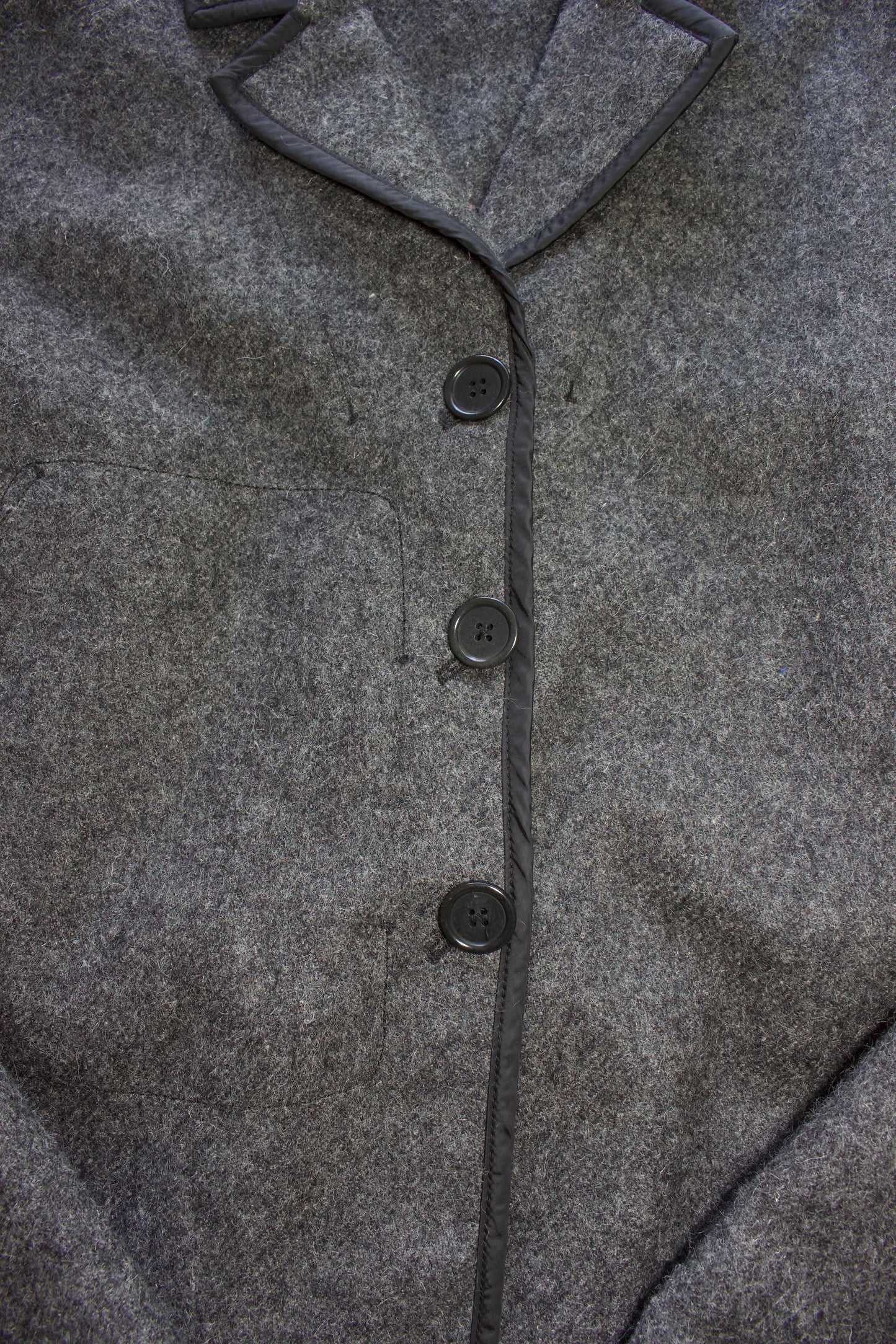 Prada 2000s grey wool blazer