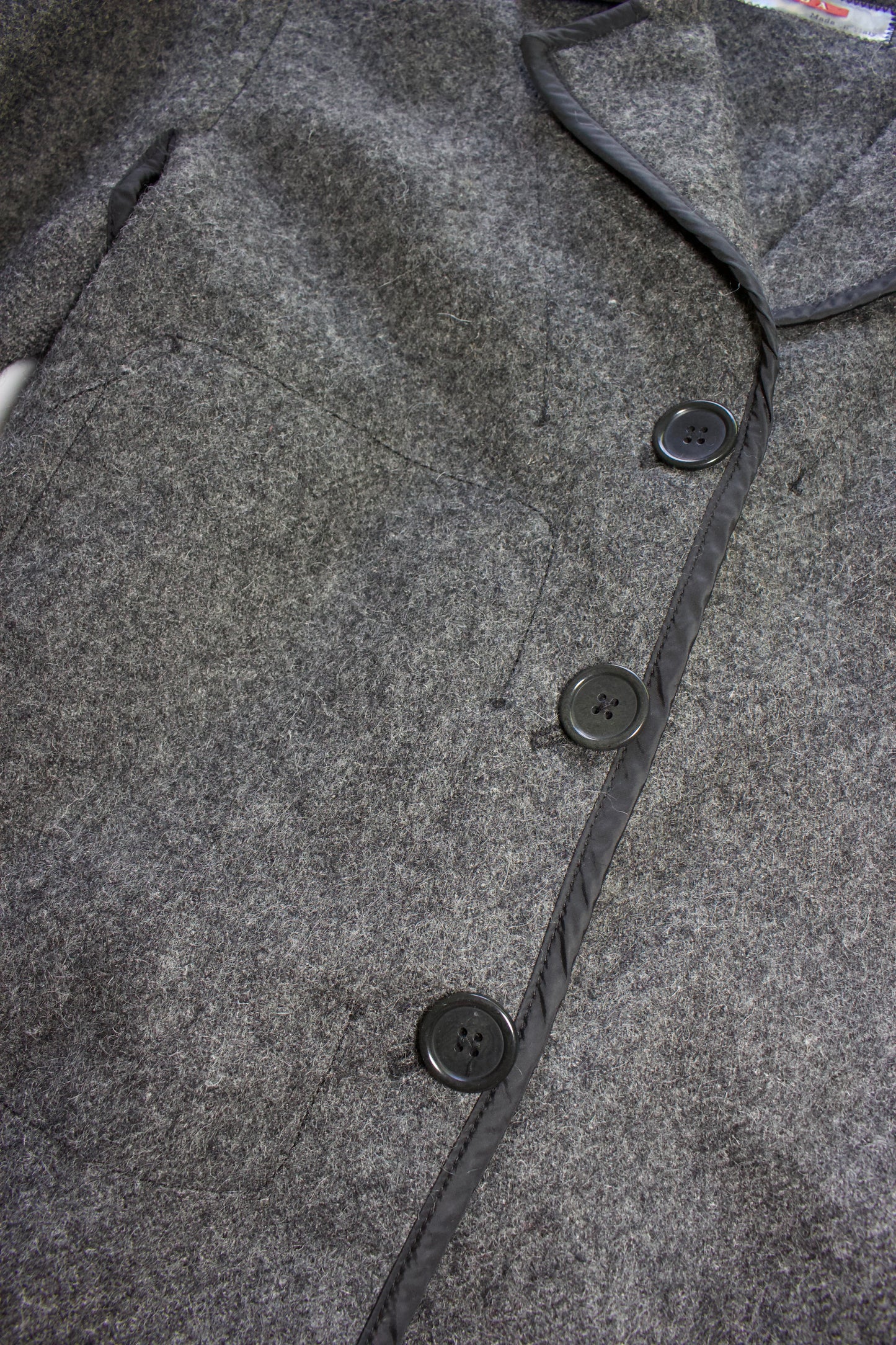 Prada 2000s grey wool blazer