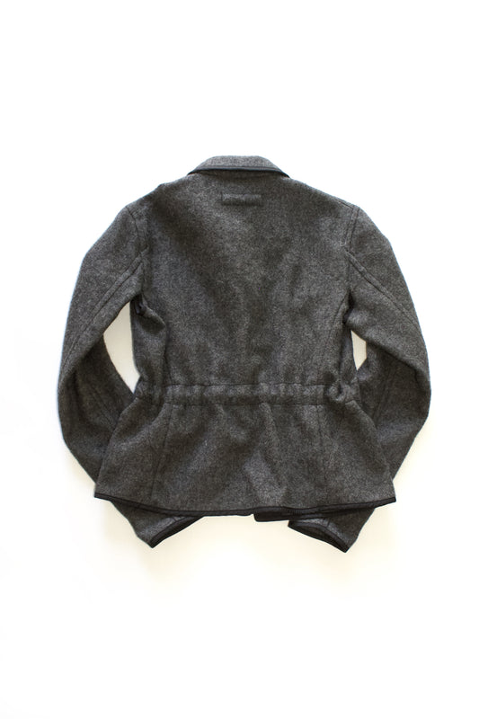 Prada 2000s grey wool blazer