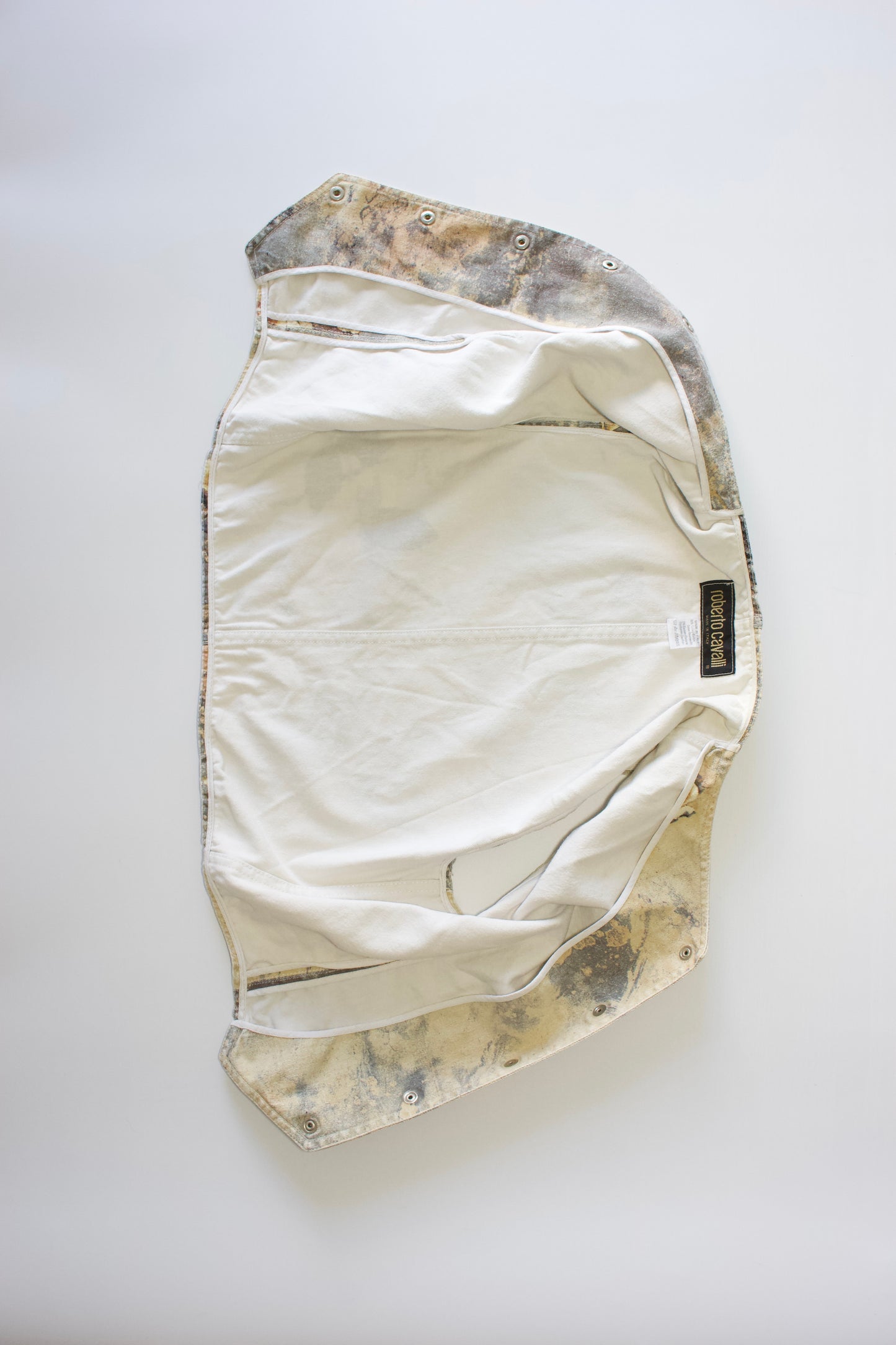 Roberto Cavalli FW 1994 Renaissance denim vest