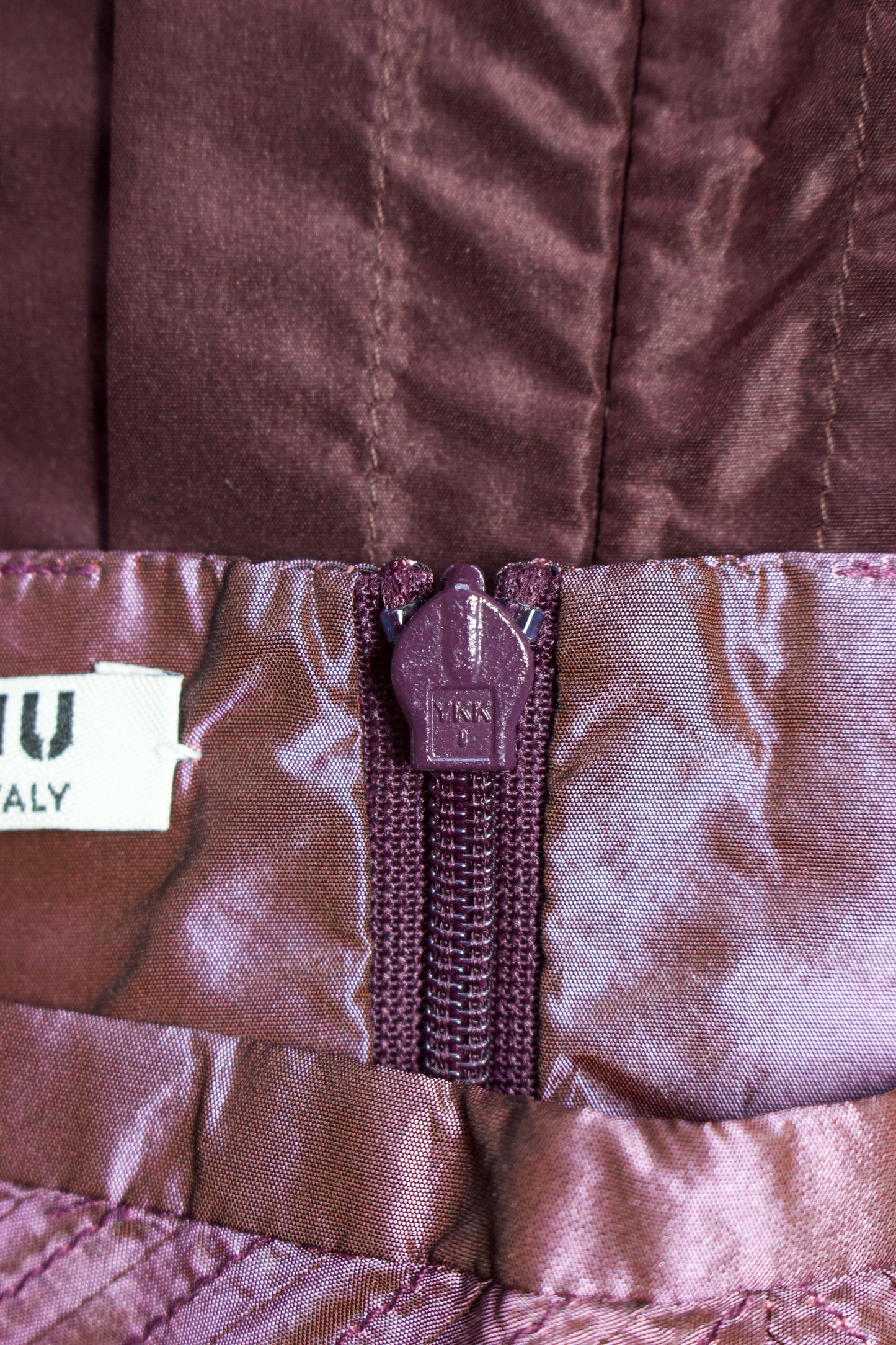 Miu Miu SS 2008 purple silk top
