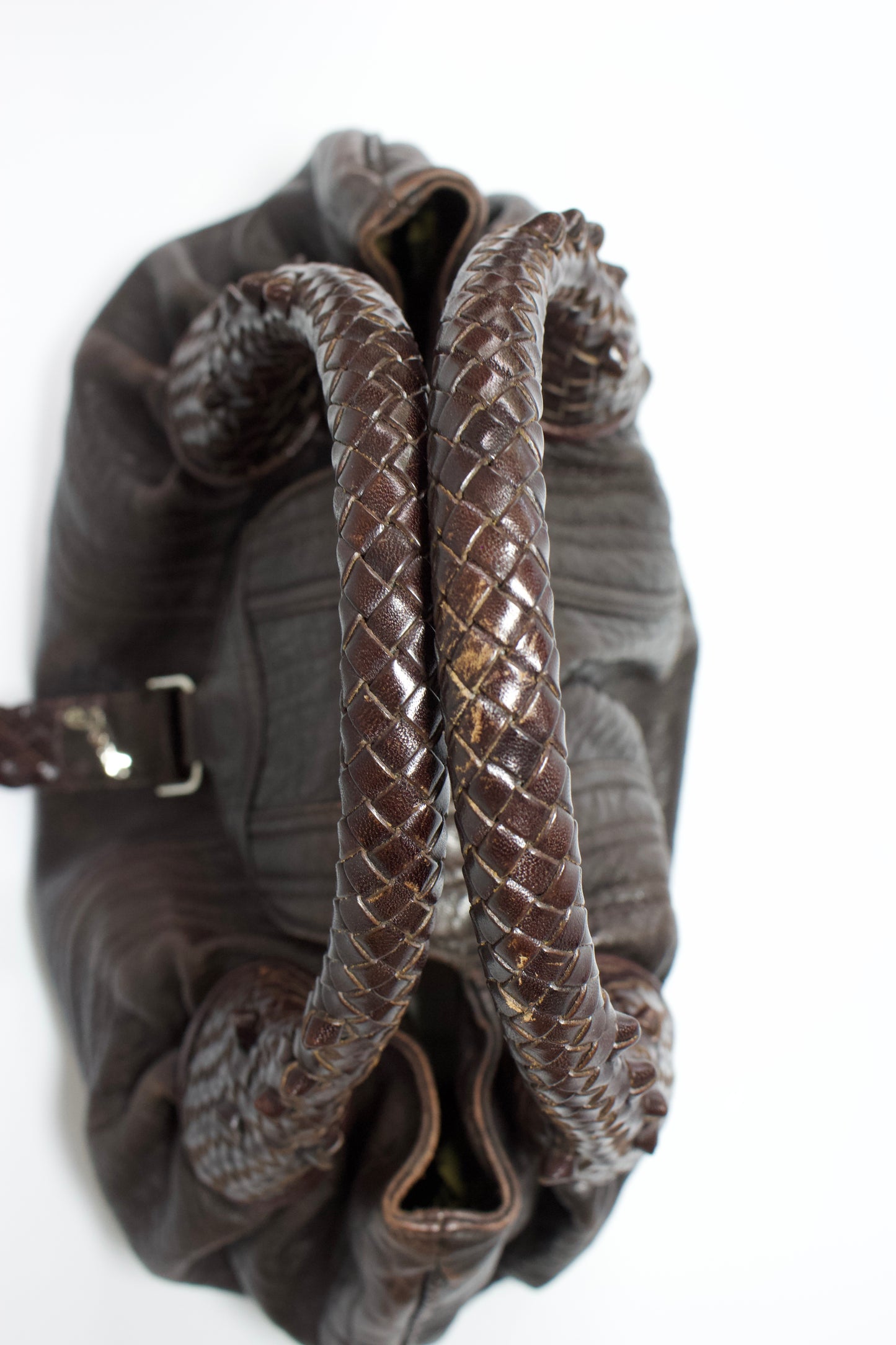Fendi mini-Spy brown leather bag