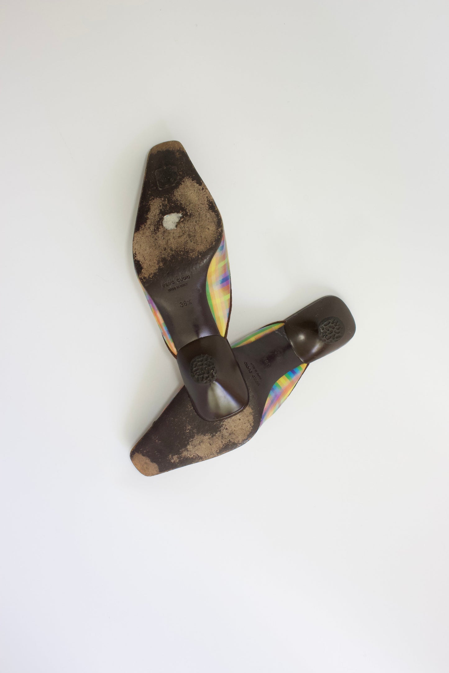 Miu Miu FW 1999 holographic kitten heels
