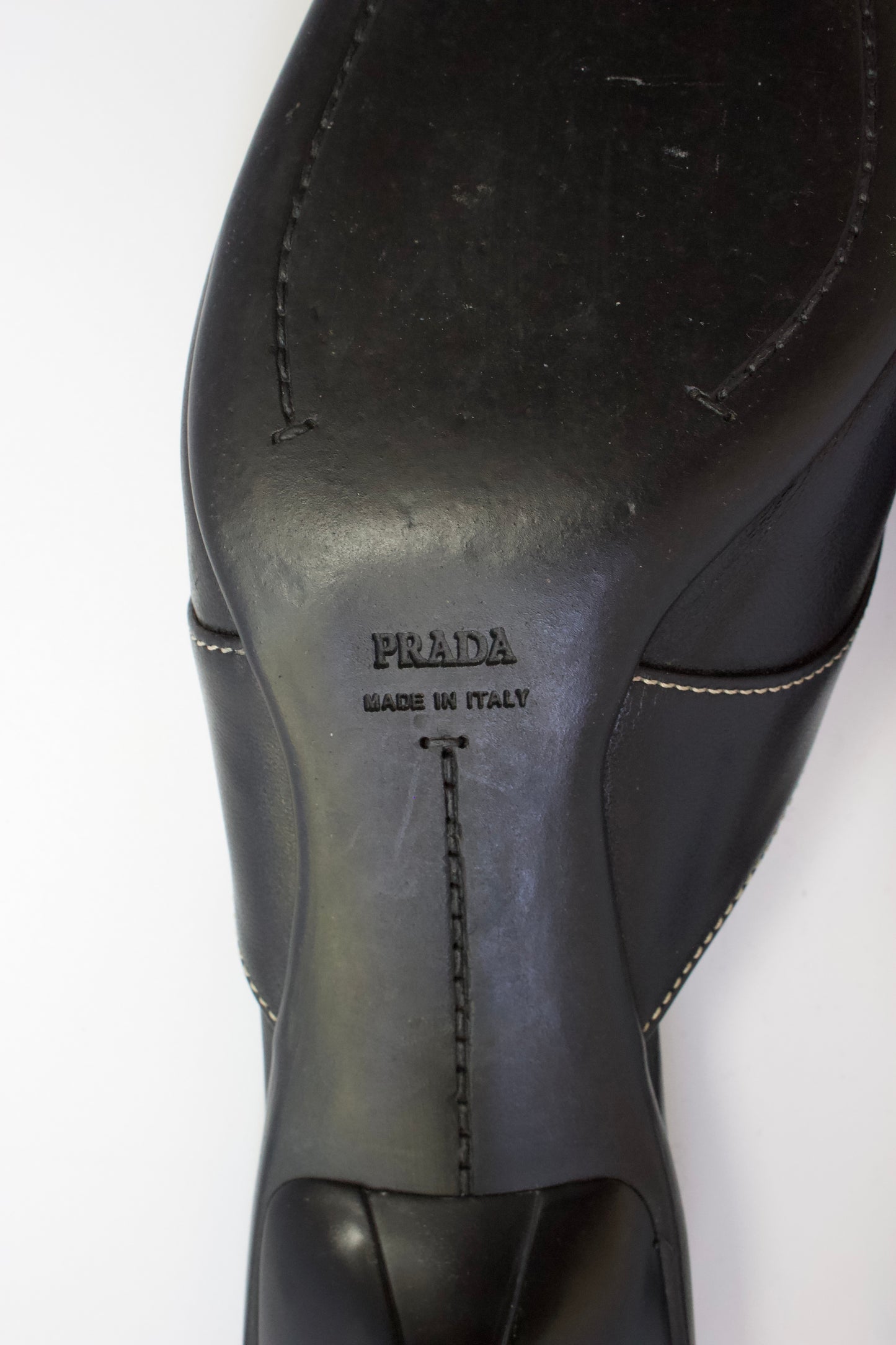 Prada 2000s black kitten heels