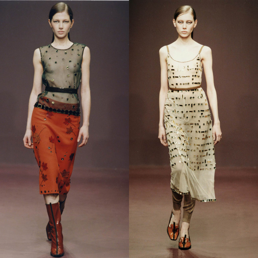 Prada FW 1999 patent leather kitten heels