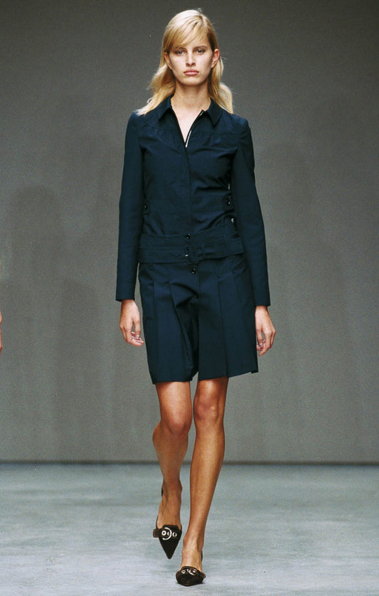 Prada SS 2002 beige leather heels