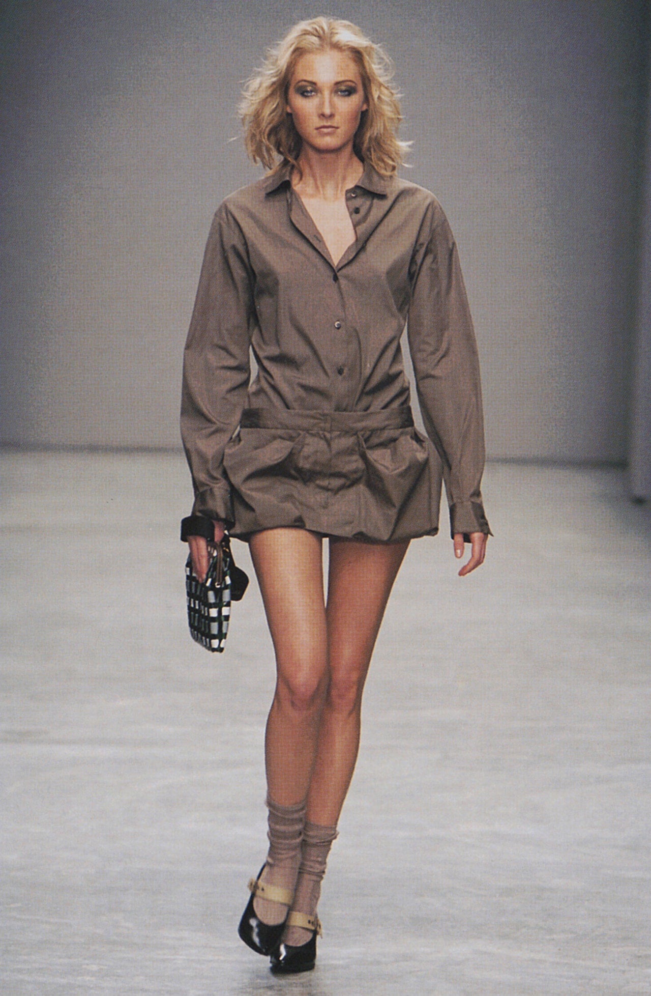 Miu Miu SS2001 geometric print handbag