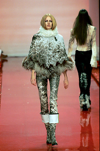 Roberto Cavalli FW 1999 wool & leather blazer