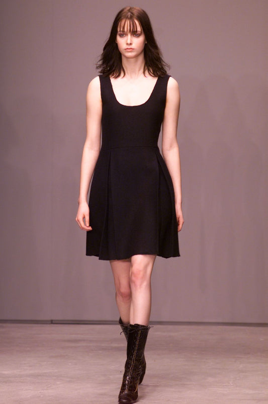 Miu Miu FW 2001 black wool mini-dress