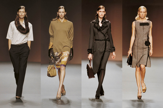 “A desperate search for beauty as we wait for war” — Prada FW 2003 ready-to-wear collection