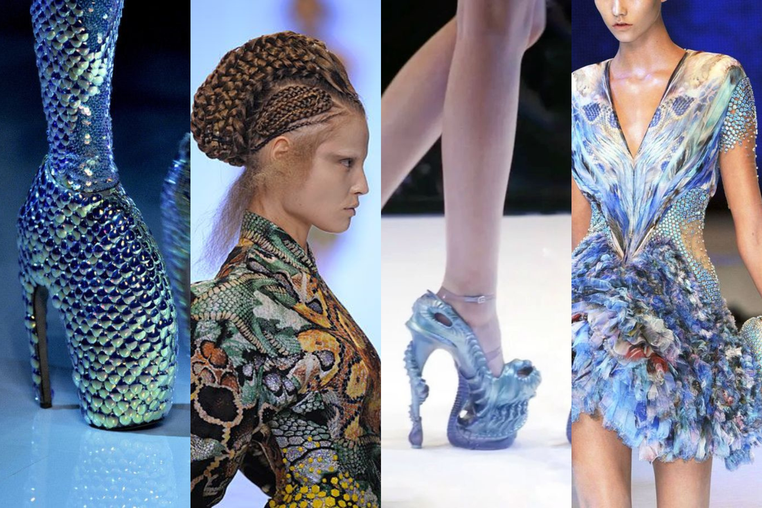 inspired by: the details of Alexander McQueen’s “Plato’s Atlantis”