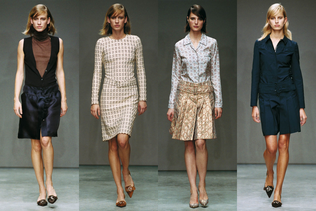 Exploring the jet-set elegance of Prada’s SS 2002 ready-to-wear collection