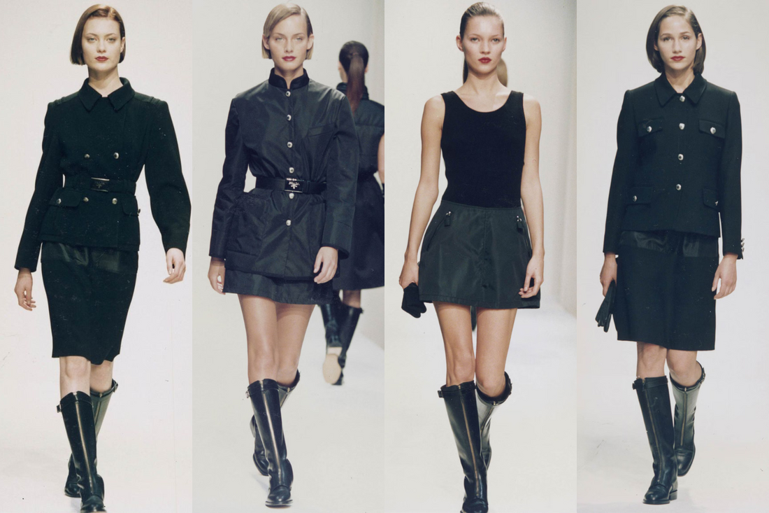 What's the deal with this 90s Prada fashion show and why do What's the deal with this 90s Prada fashion show and why do