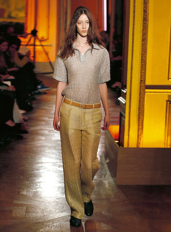 Miu Miu FW 2007 beige silk-wool blazer