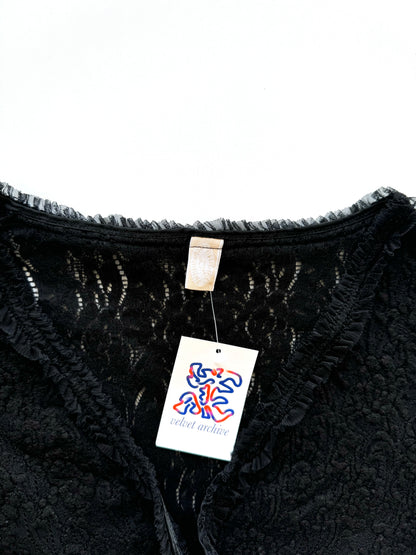 Blumarine black lace bolero