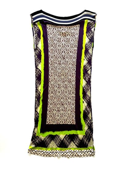 Jean Paul Gaultier patterned sleeveless dress