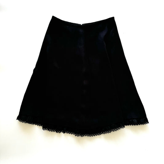 Prada FW2010 black midi-skirt