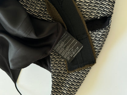 Prada FW2003 grey wool mini-dress