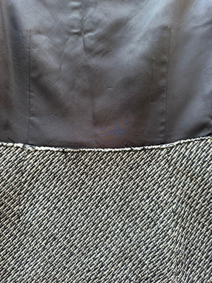 Prada FW2003 grey wool mini-dress