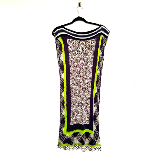 Jean Paul Gaultier patterned sleeveless dress