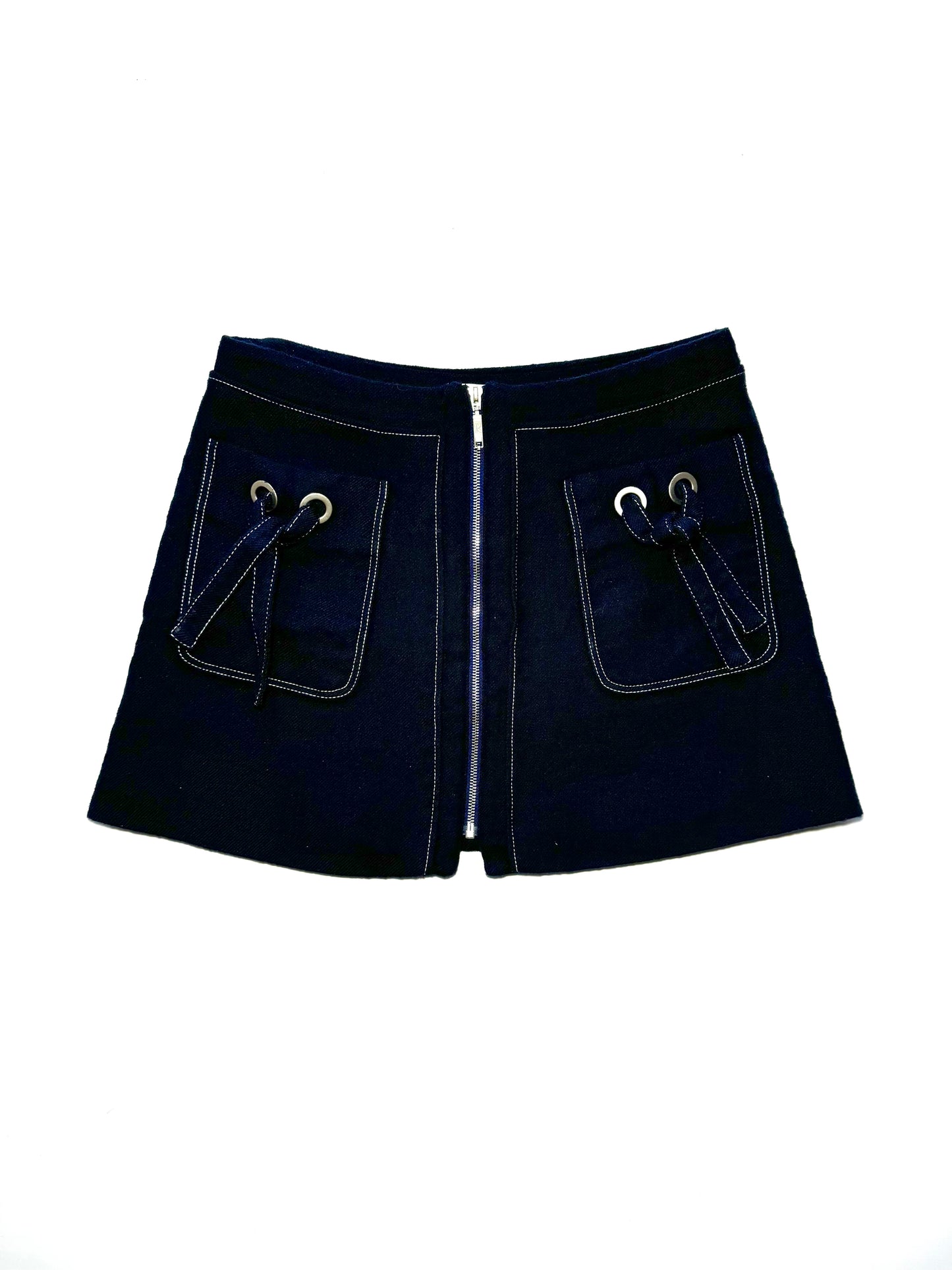 Kenzo navy wool skirt