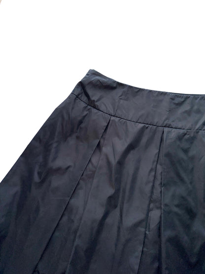 Prada 90s black nylon skirt