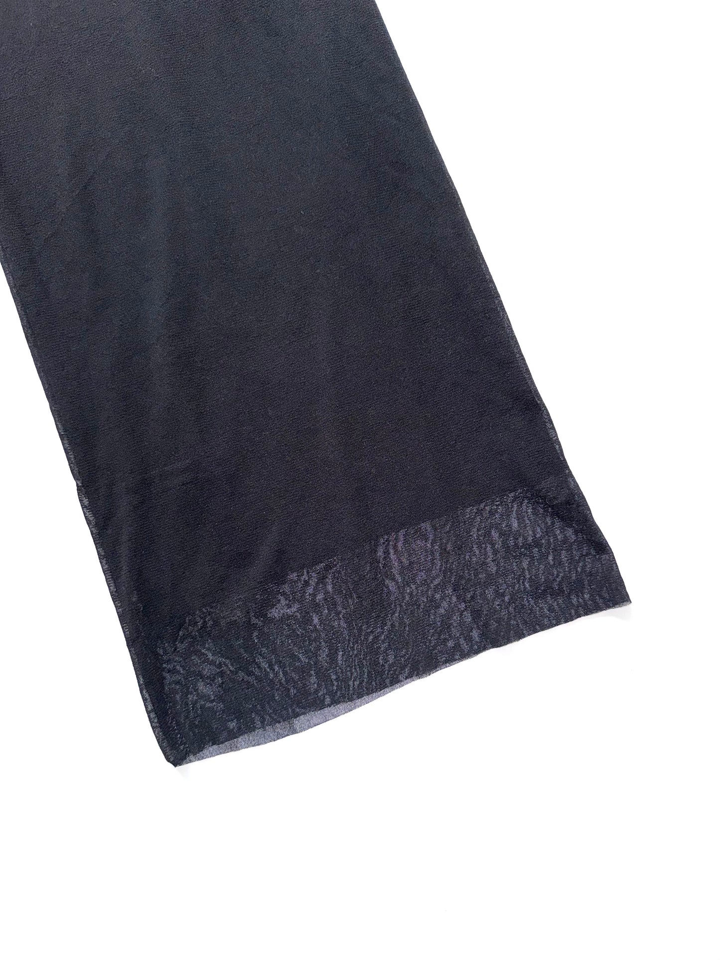 Jean Paul Gaultier black mesh trousers