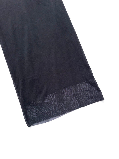 Jean Paul Gaultier black mesh trousers