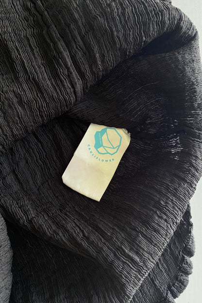 Issey Miyake Cauliflower black top