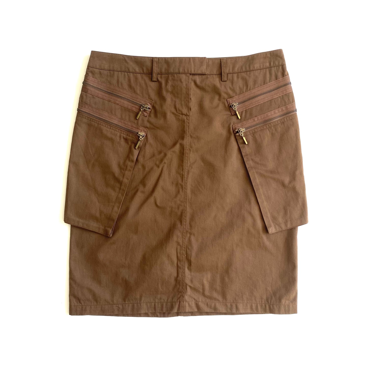 Plein Sud brown mini-skirt