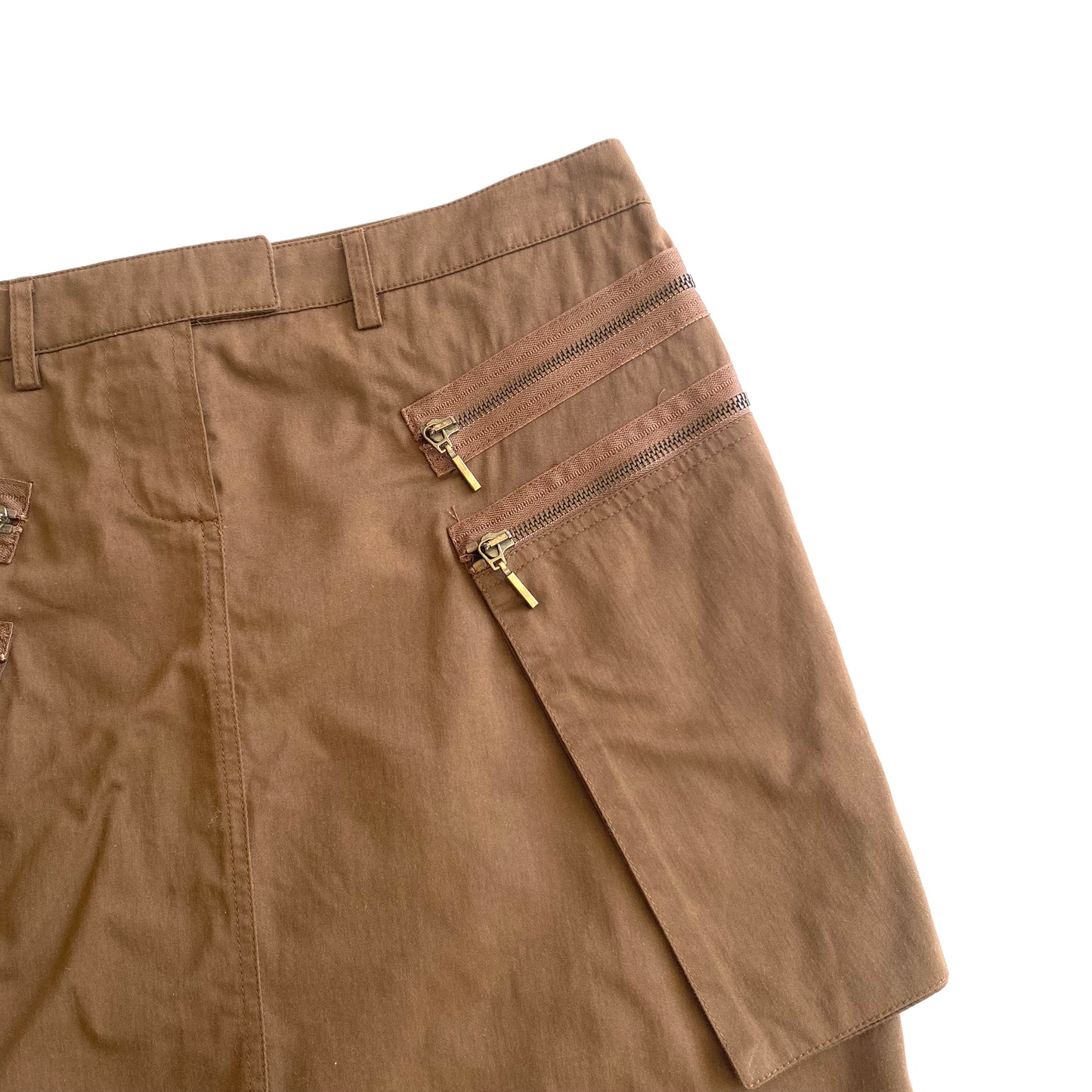 Plein Sud brown mini-skirt