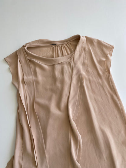 Miu Miu pink silk dress