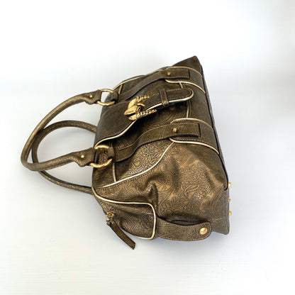 Just Cavalli 2000s golden handbag