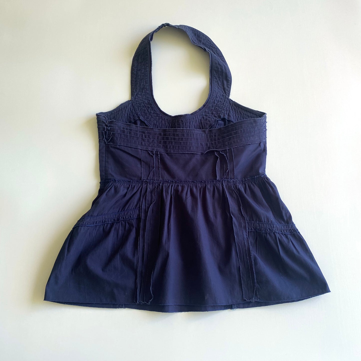 Miu Miu navy halterneck top