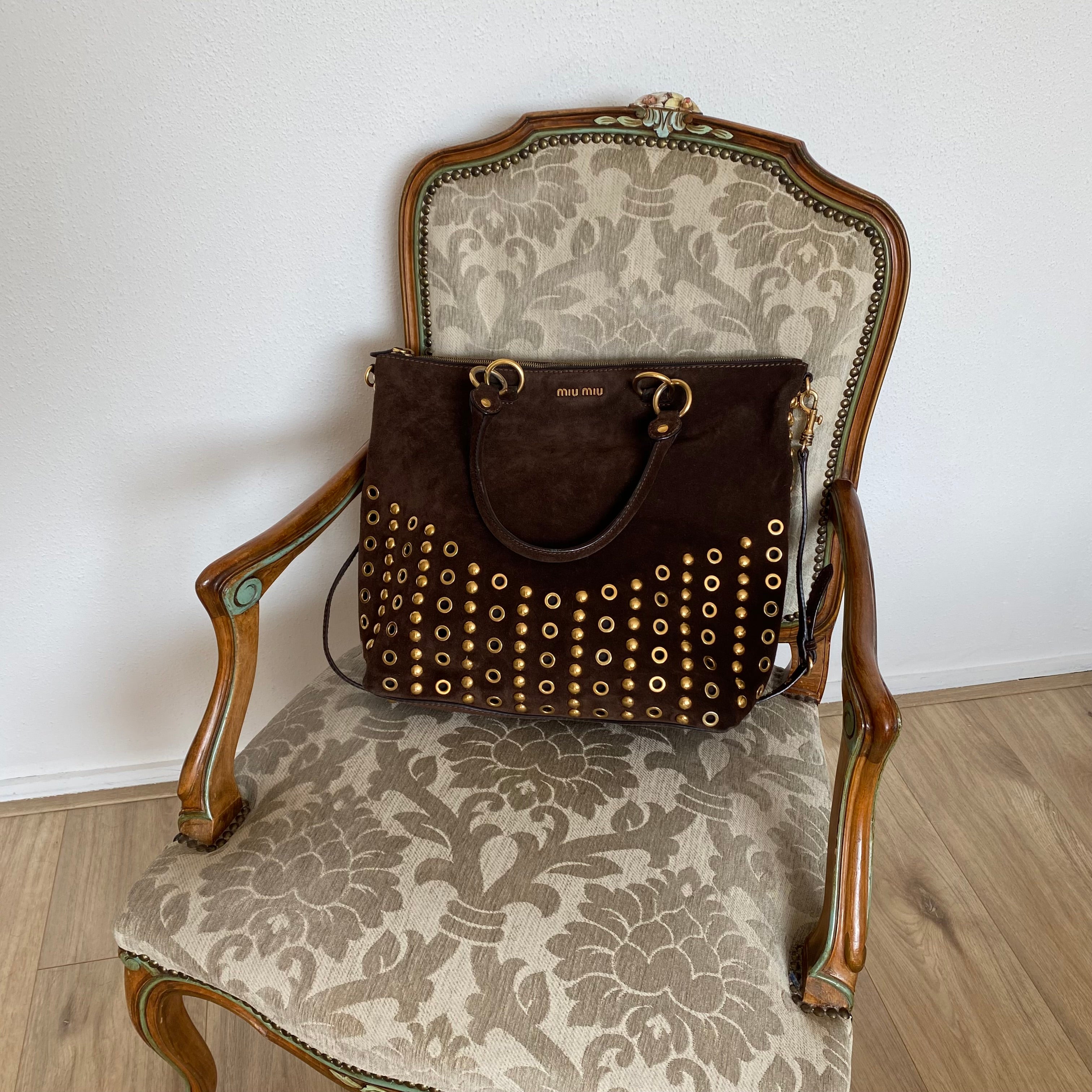 バッグ 00s archive miumiu leather studs bag 00s archive miu miu leather studs bag 00ss archive miu miu leather