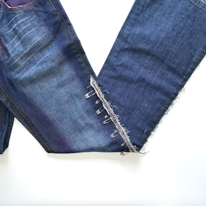 Dolce & Gabbana SS2001 safety pin jeans