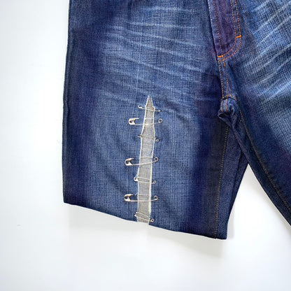 Dolce & Gabbana SS2001 safety pin jeans