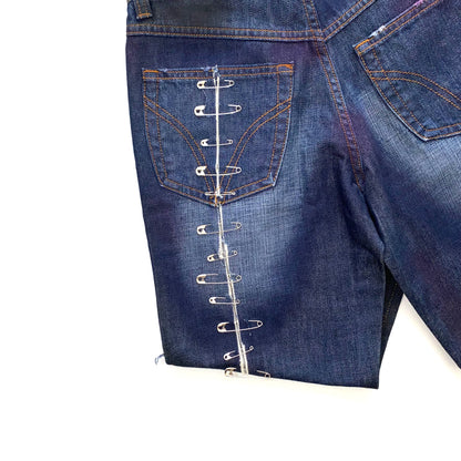 Dolce & Gabbana SS2001 safety pin jeans