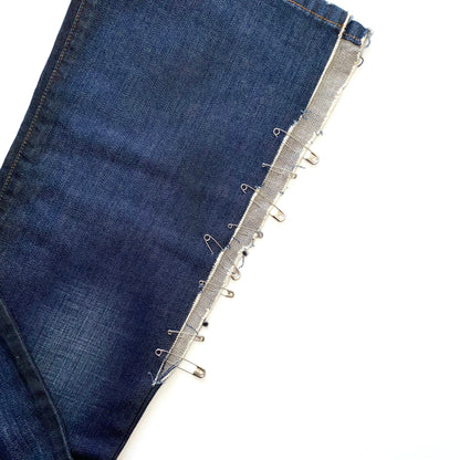 Dolce & Gabbana SS2001 safety pin jeans